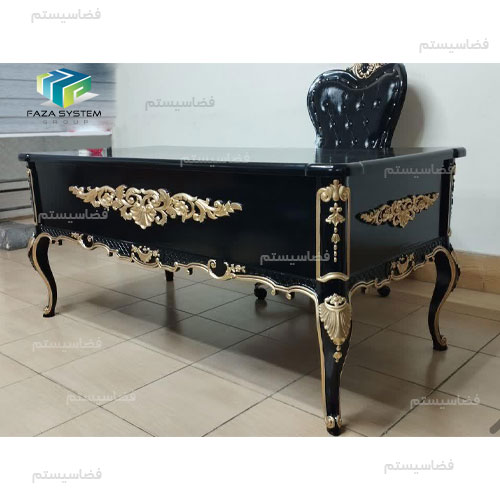 مدیریت کلاسیک چوبی کد 175 طلایی