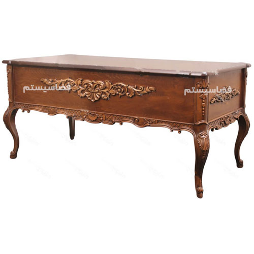 میز مدیریت کلاسیک چوبی کد 175