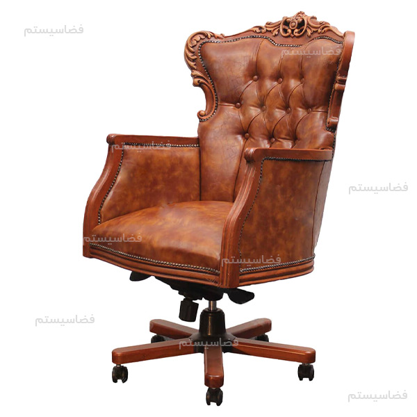 صندلی مدیریت کلاسیک لمسه دار کد 1502