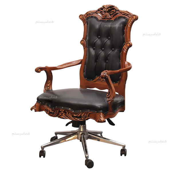 صندلی مدیریت کلاسیک کوچک کد 1505