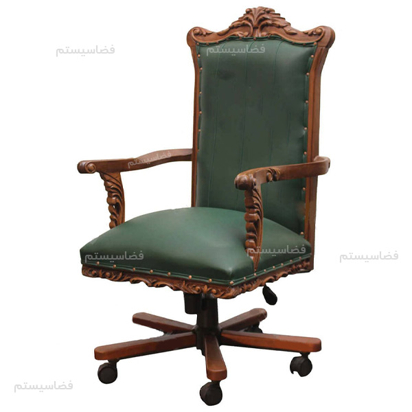 صندلی مدیریت کلاسیک ساده 1506