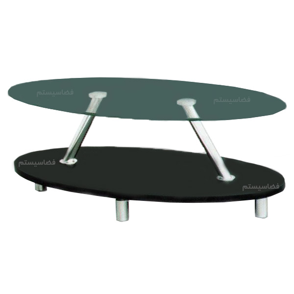 جلو مبلی اداری دو نفره بیضی ام دی اف کد 906