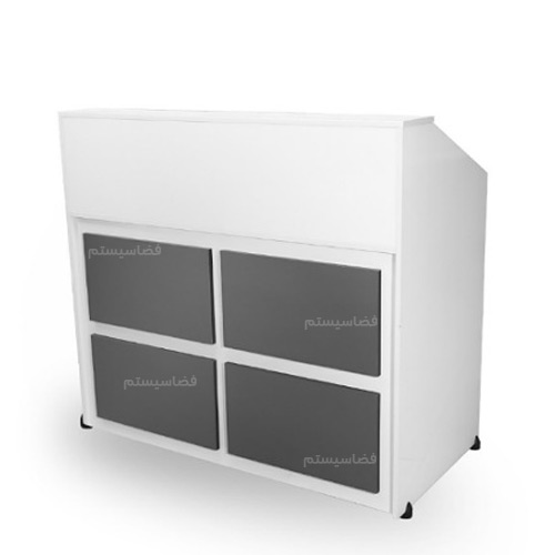 میز کانتر تک نفره سفید