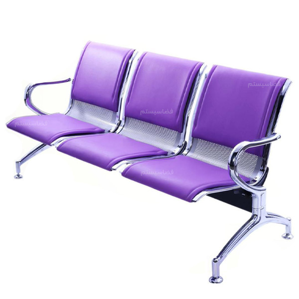 صندلی انتظار مدل فرودگاهی تشک دار کد 868