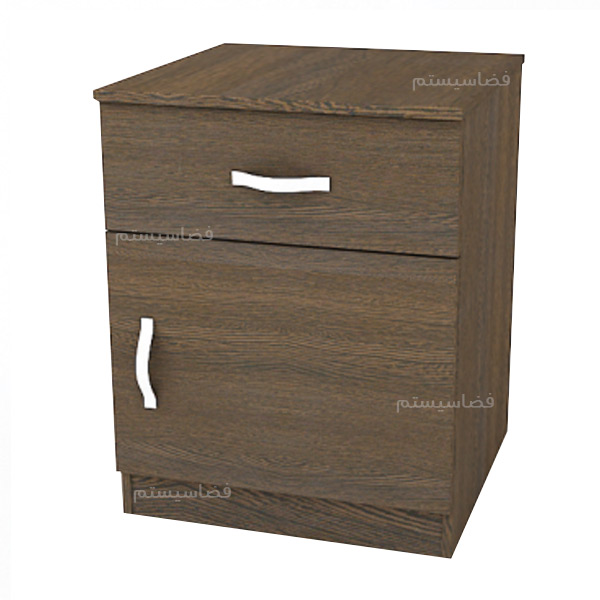فایل اداری 1 کشو کمد دار کد 585
