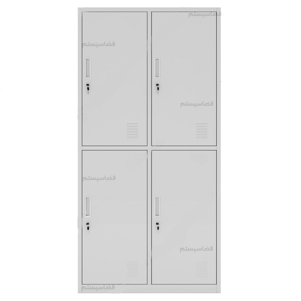 کمد رختکن فلزی اداری 4 درب کد 531