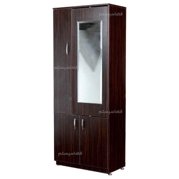 کمد اداری سه درب آینه دار کد 553