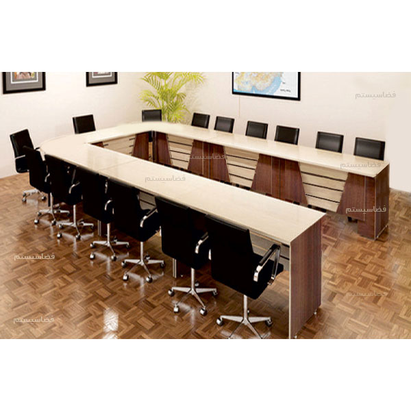 میز کنفرانس پنل طرحدار کد 302